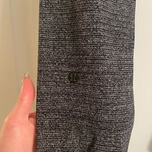 Lululemon Black and White High-Waist Leggings